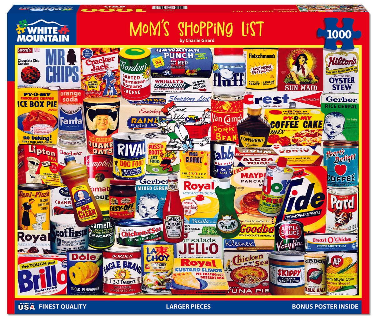 Mom's Shopping List (1865pz) - 1000 Piece Jigsaw Puzzle