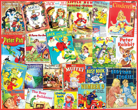 Vintage Fairy Tales (1953pz) - 1000 Piece Jigsaw Puzzle