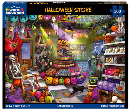 The Halloween Store (2201pz) - 500 Piece Jigsaw Puzzle