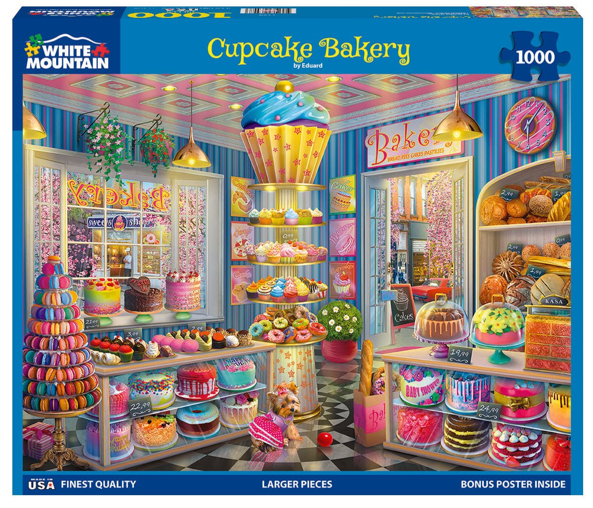 Cupcake Bakery (2259pz) - 1000 Piece Jigsaw Puzzle