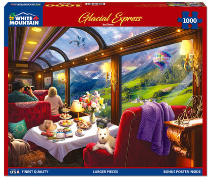 Glacial Express (2264pz) - 1000 Piece Jigsaw Puzzle