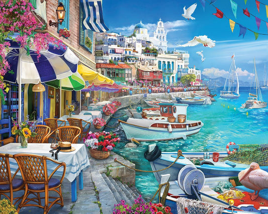 Sun Over The White Harbor (2267pz) - 1000 Piece Jigsaw Puzzle